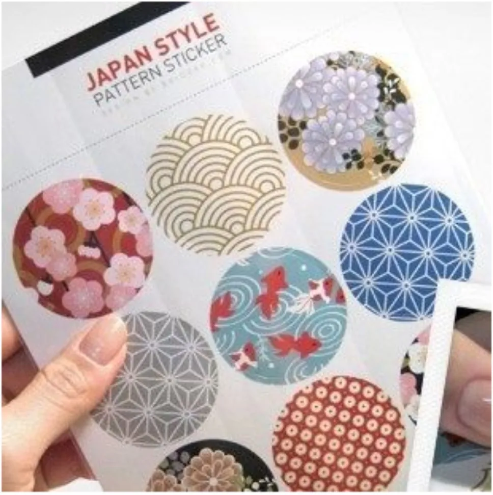 90pcs Japanese traditional flower pattern gift seal label stickers for candy box cellophane bag decoration
90pcs Japanese traditional flower pattern gift seal label stickers for candy box cellophane bag decoration
