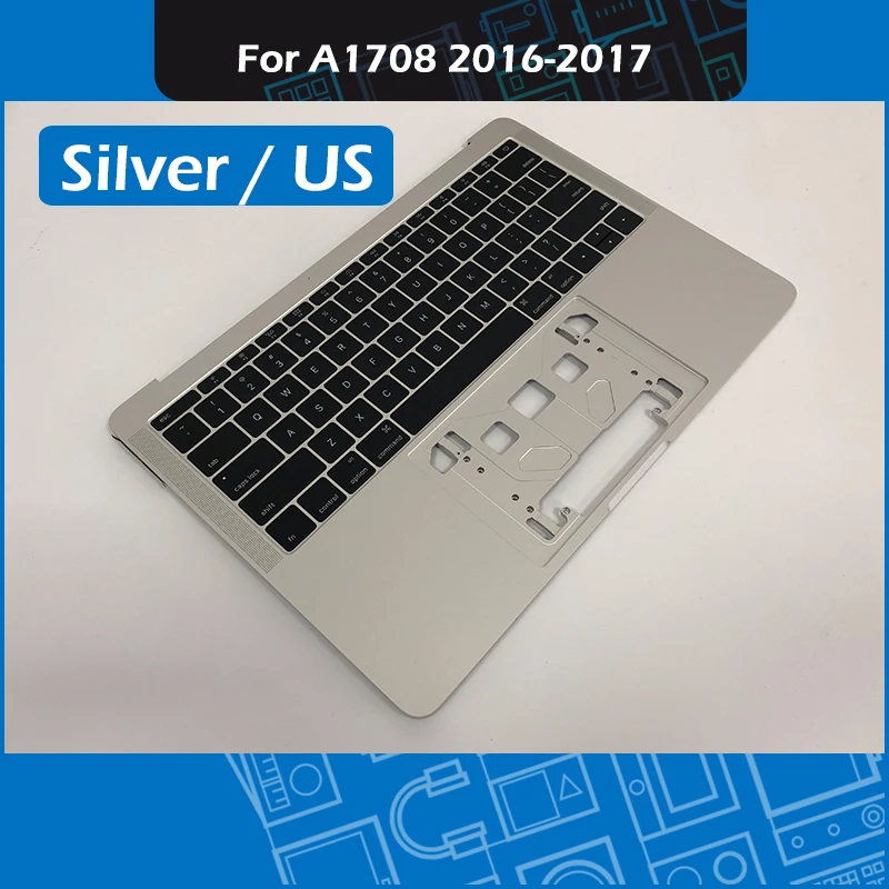Верхний чехол для ноутбука A1708 + клавиатура для MacBook Pro Retina 13 дюймов A1708, верхний чехол с упором для рук, серебристый, 2016, 2017, MLL42, MPTXQ2
Верхний чехол для ноутбука A1708 + клавиатура для MacBook Pro Retina 13 дюймов A1708, верхний чехол с упором для рук, серебристый, 2016, 2017, MLL42, MPTXQ2