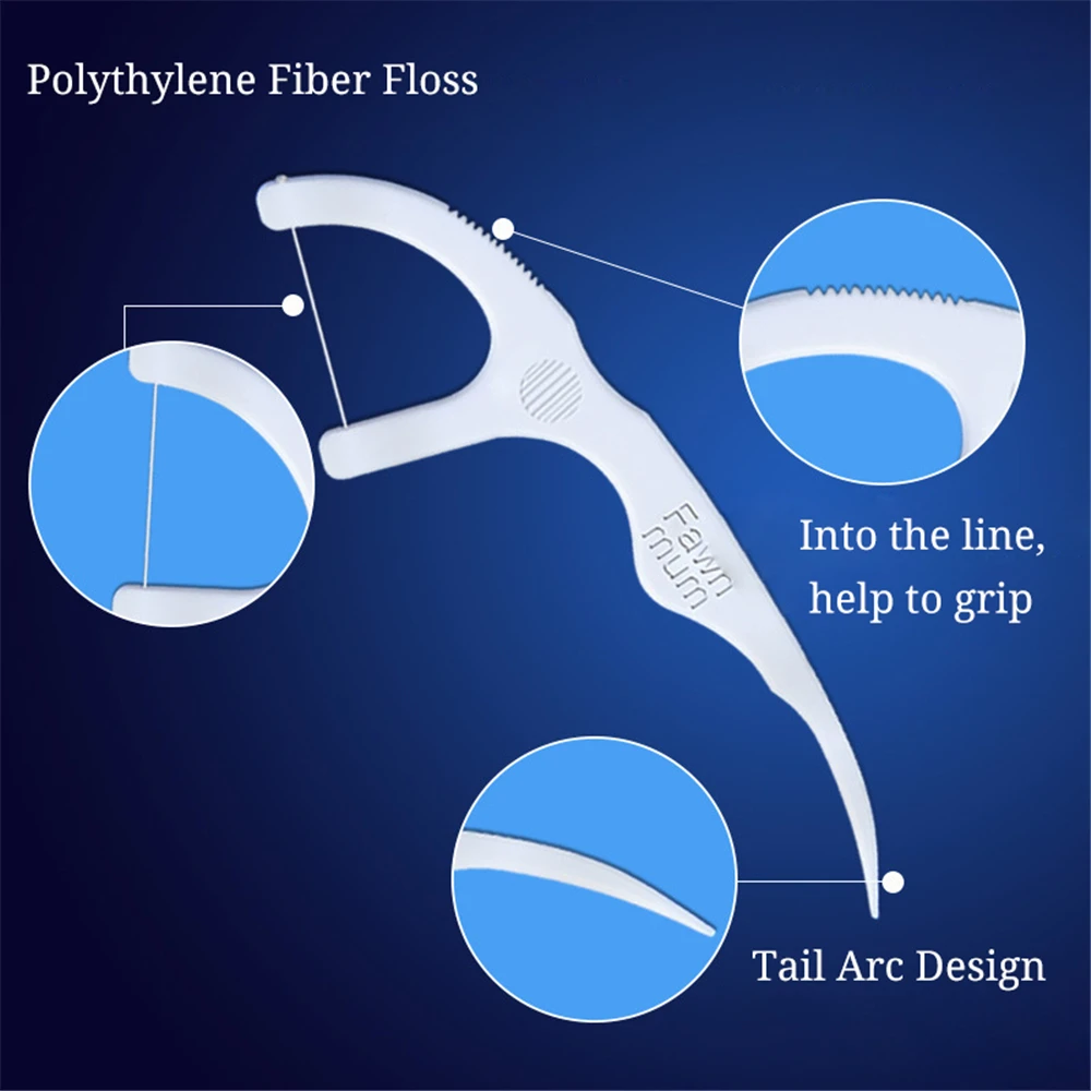 FAWNMUM 180 шт для ухода за зубами Flosser чистые зубы Зубочистки зонд ротовая полость