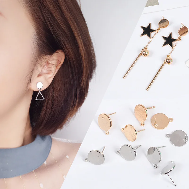 10pcs Round Metal Stud Earring Making Findings DIY Handmade Drop Earrings Jewelry Accessories for Women Girls Wholesale
10pcs Round Metal Stud Earring Making Findings DIY Handmade Drop Earrings Jewelry Accessories for Women Girls Wholesale