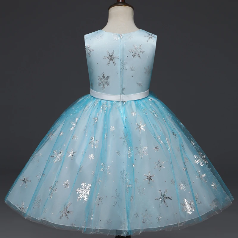 Light Sky Blue Tulle Flower Girl Dress 2020 Knee Length Appliqued Princess Dresses For Children Pageant Ball Gown Party | Свадьбы и