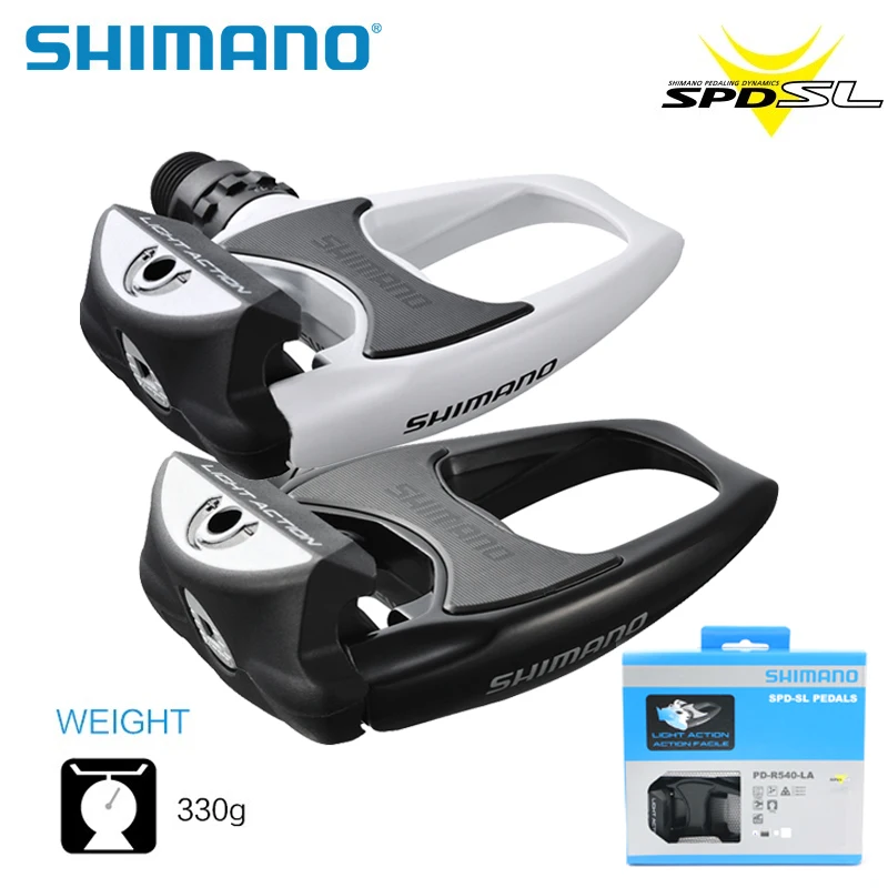 SHIMANO PD R540 хром моли и алюминиевый шоссейный велосипед Велоспорт широкие