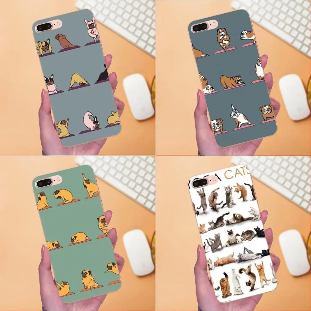 ТПУ чехол для телефона Apple iPhone X XS Max XR 4 4S 5 5C 5S SE 6 6S 7 8 Plus милый Французский бульдог