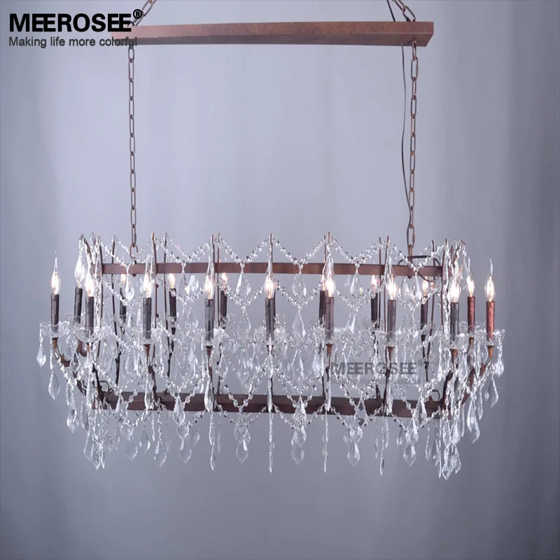 Vintage Iron Chandelier lightimng Retro Rustic Hanging Lamp American Style Crystal Suspension Lamp for Foyer Living Room
Vintage Iron Chandelier lightimng Retro Rustic Hanging Lamp American Style Crystal Suspension Lamp for Foyer Living Room