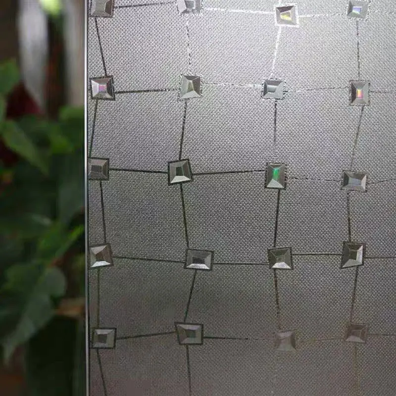 3D glass Window Film sticker diamond Static Cling Decorative Privacy Frosted Gemstone Self-Adhesive furniture film width 90cm
3D glass Window Film sticker diamond Static Cling Decorative Privacy Frosted Gemstone Self-Adhesive furniture film width 90cm