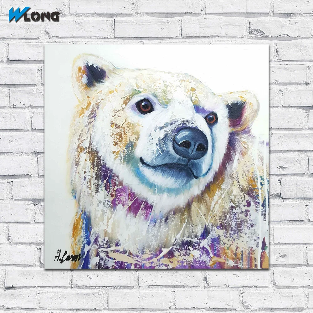 Wall Art painting Modern Colorful Animal Oil Painting On Canvas Vivid Color Animal Color bear 4 Oil Painting No Frame WLONG
Wall Art painting Modern Colorful Animal Oil Painting On Canvas Vivid Color Animal Color bear 4 Oil Painting No Frame WLONG