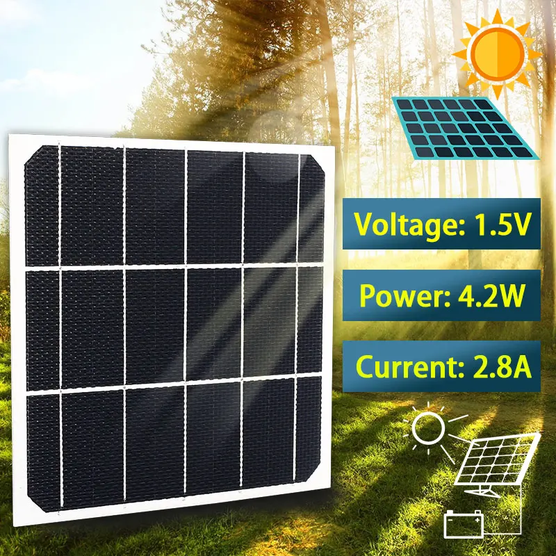 Фото Солнечные батареи Солнечное зарядное устройство монокристаллическое