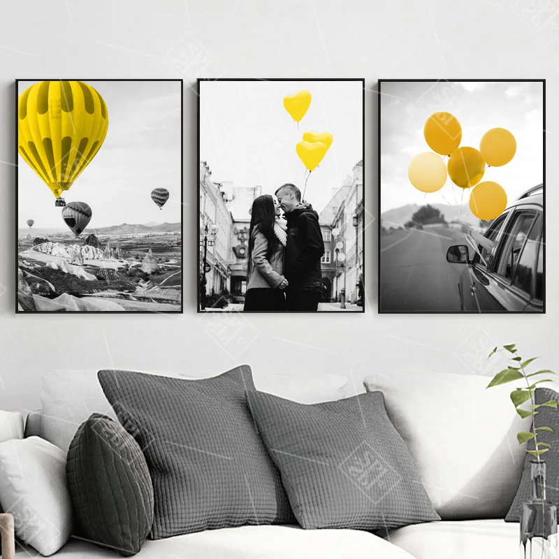 Yellow Balloon Poster Nordic Decoration Home Art Canvas Painting Lover Couple Quotes Art Wall Pictures for Living Room No Framed
Yellow Balloon Poster Nordic Decoration Home Art Canvas Painting Lover Couple Quotes Art Wall Pictures for Living Room No Framed
