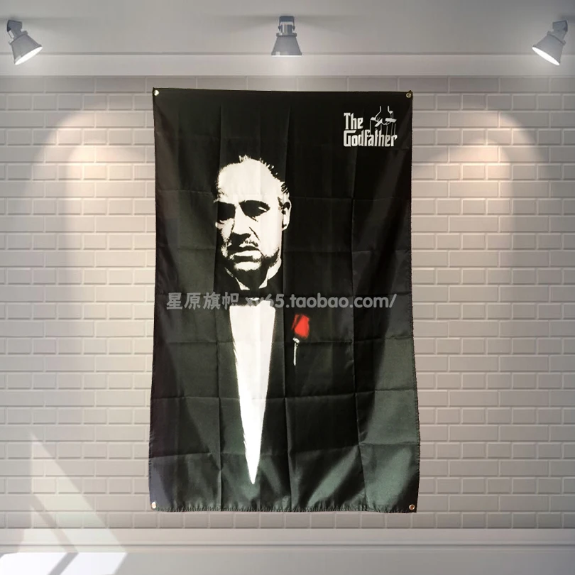 "The Godfather" Classic Movies Cloth Flag Banners & Accessories Bar Billiards Hall Studio Theme Wall Hanging Decoration
"The Godfather" Classic Movies Cloth Flag Banners & Accessories Bar Billiards Hall Studio Theme Wall Hanging Decoration