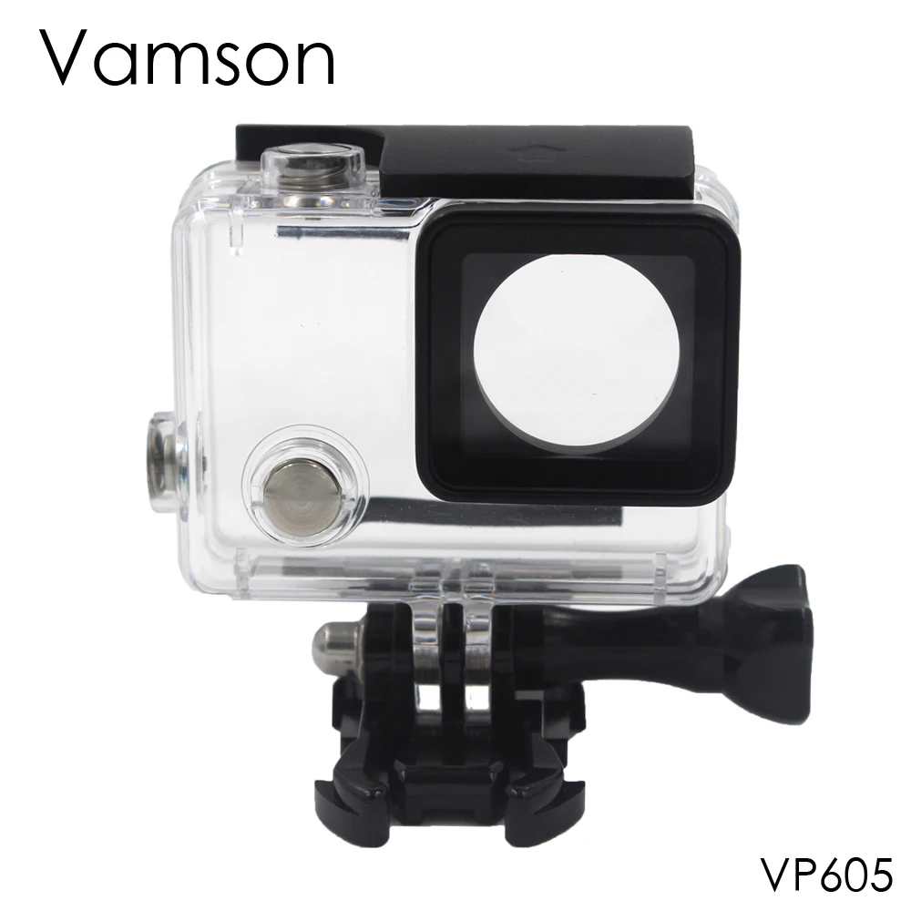 Подводный водонепроницаемый чехол Vamson для GoPro Hero 4 Сменный Чехол Go Pro 3 + plus|for gopro