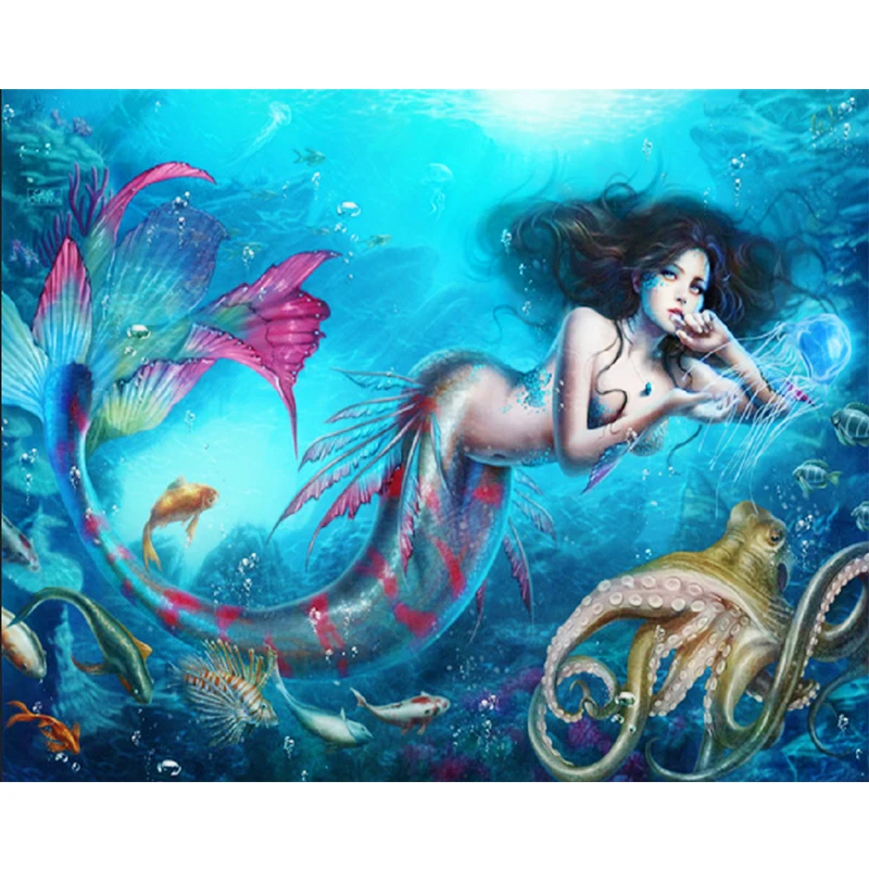 Mermaid diamond Embroidery diy diamond painting mosaic diamant painting 3d cross stitch pictures H832
Mermaid diamond Embroidery diy diamond painting mosaic diamant painting 3d cross stitch pictures H832