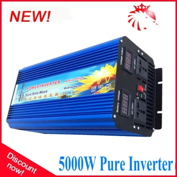 5000W(10000W Peak) inversor de onda senoidal pura DC24V to AC220v 60HZ Off Gird
5000W(10000W Peak) inversor de onda senoidal pura DC24V to AC220v 60HZ Off Gird