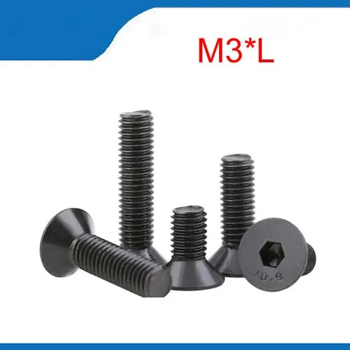 DIN7991 метрический M3 черный класс 10,9, потайная плоская головка из легированной стали, шестигранная Торцевая Крышка, Болт m3, болты для ногтей, 100...
DIN7991 метрический M3 черный класс 10,9, потайная плоская головка из легированной стали, шестигранная Торцевая Крышка, Болт m3, болты для ногтей, 100...