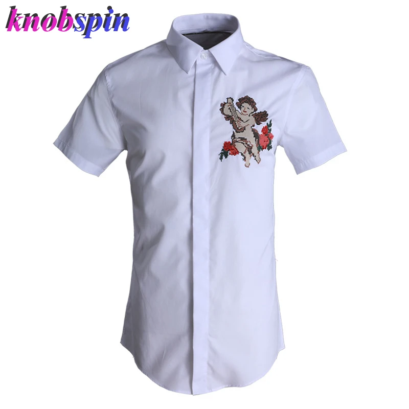 2019 Short sleeve Shirt men Brand business men's clothing Slim Casual Chemise homme Solid color Cotton shirts male Plus size
2019 Short sleeve Shirt men Brand business men's clothing Slim Casual Chemise homme Solid color Cotton shirts male Plus size