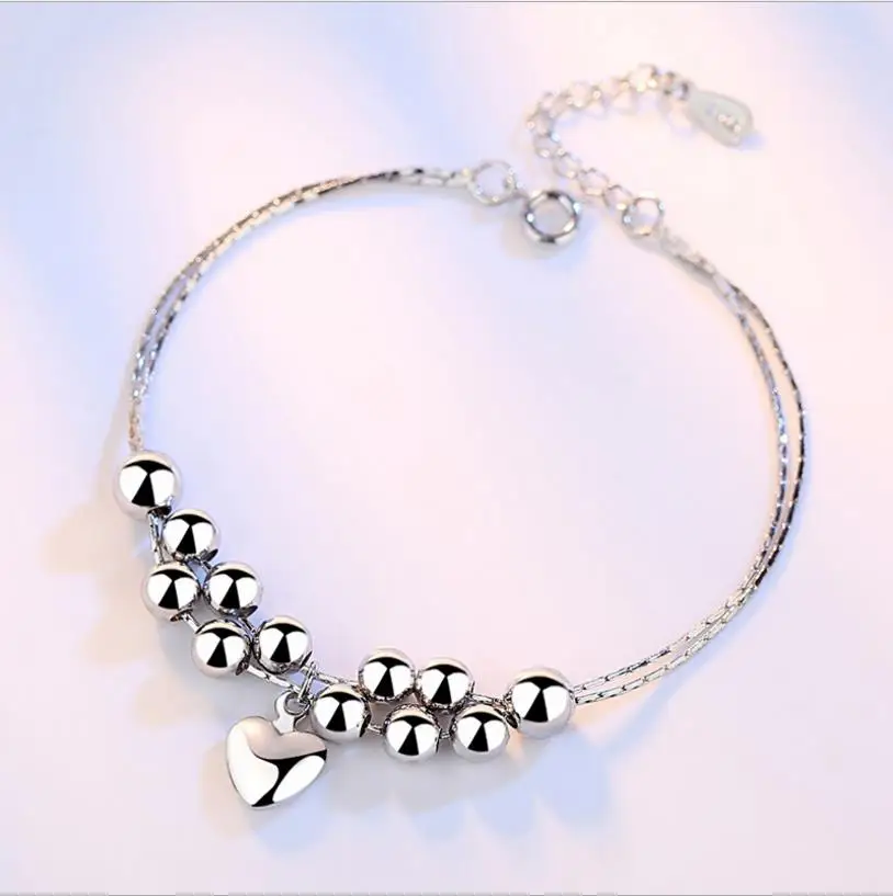 TJP New Fashion 925 Silver Bracelets For Women Wedding Party Anklets Cute Star Heart Design Girl Silver Bracelets Accessories
TJP New Fashion 925 Silver Bracelets For Women Wedding Party Anklets Cute Star Heart Design Girl Silver Bracelets Accessories