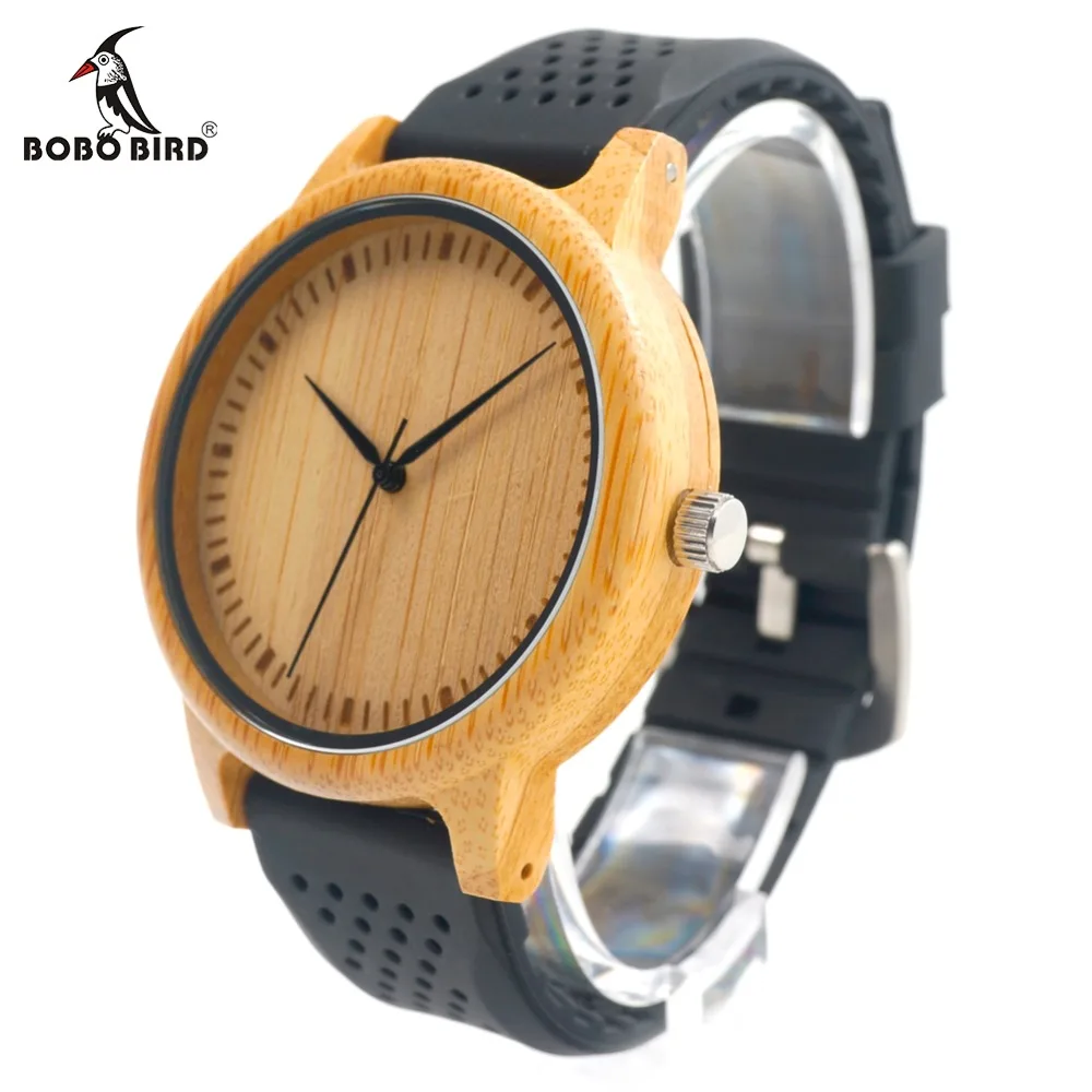 BOBO BIRD relogio masculino Wood Watch Men Summer Free Engraving Silicone Band Colorful
BOBO BIRD relogio masculino Wood Watch Men Summer Free Engraving Silicone Band Colorful