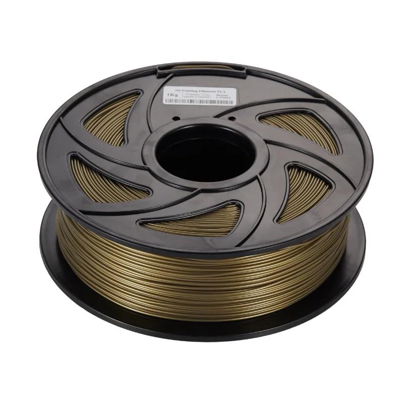 New Imitation Metallic Bronze Red Copper Aluminum PLA 3D Printer Filament Consumables 1.75mm 1KG Upgraded Quality for 3D Printer
New Imitation Metallic Bronze Red Copper Aluminum PLA 3D Printer Filament Consumables 1.75mm 1KG Upgraded Quality for 3D Printer