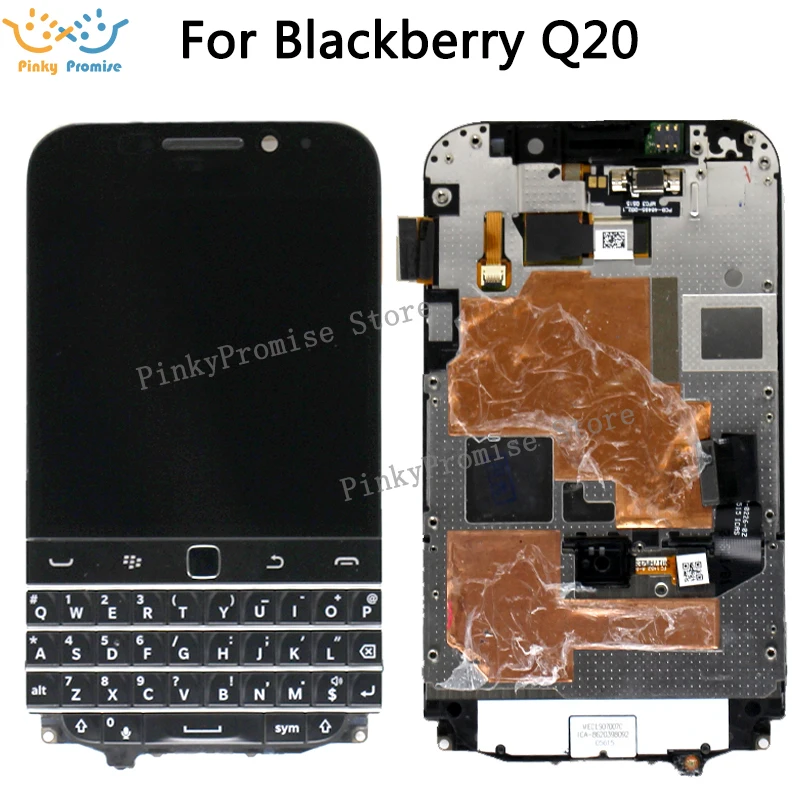 Для Blackberry Classic Q20 LCD дисплей кодирующий преобразователь сенсорного экрана в сборе