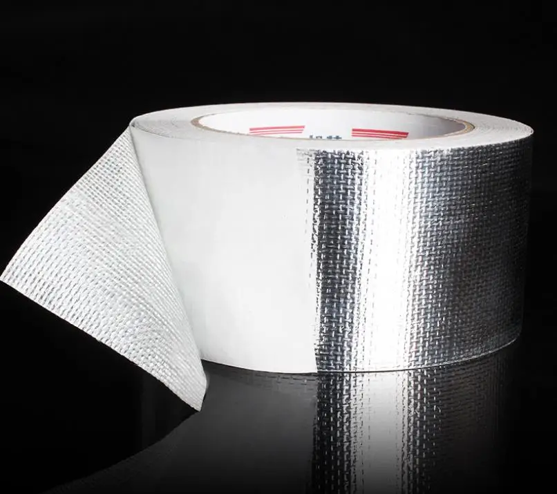 High quality Aluminum Foil Tape 25m Reinforced Heat Shield Tape Self Adhesive Aluminum Foil Fireproof Cloth wholesale
High quality Aluminum Foil Tape 25m Reinforced Heat Shield Tape Self Adhesive Aluminum Foil Fireproof Cloth wholesale