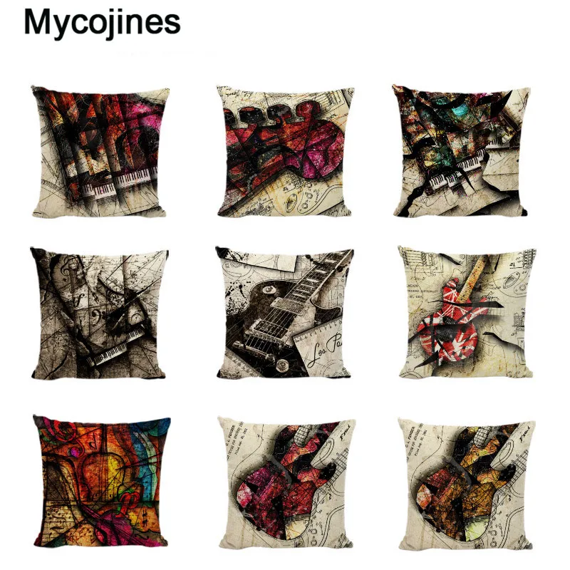 Gifts New Music Notes Cushion Covers Guitar Map Violin Lumbar Pillow Cover Camping Home Decor Living Room Linen Pillowcase
Gifts New Music Notes Cushion Covers Guitar Map Violin Lumbar Pillow Cover Camping Home Decor Living Room Linen Pillowcase