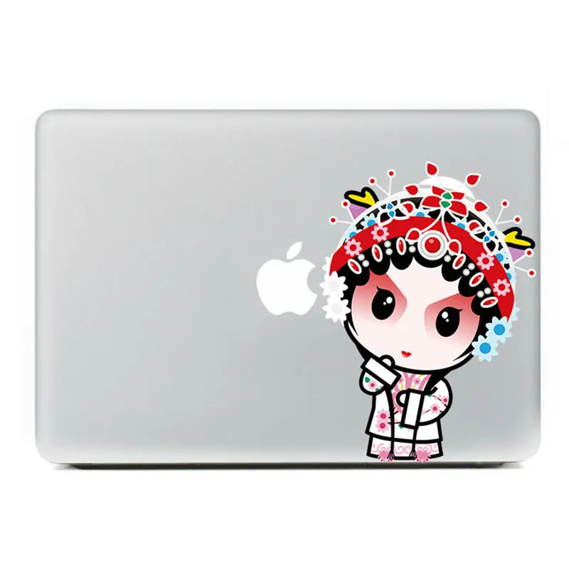 Виниловая наклейка Opera heroine для ноутбука стикер DIY Macbook Pro Air 11 13 15 дюймов кожа