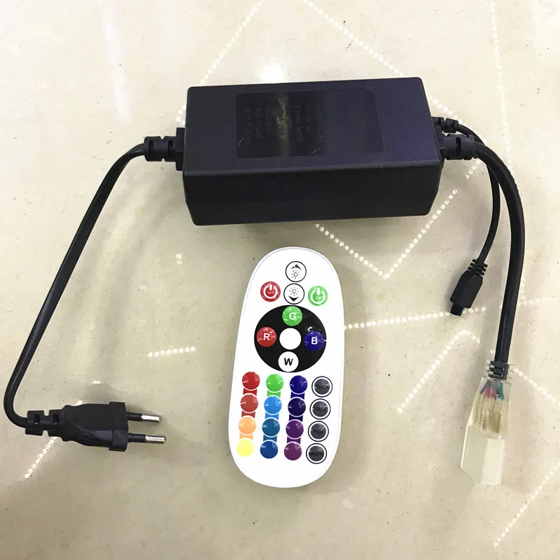 AC 220V RGB 5050/3528 Led Strip Controller 20/24 Keys Wireless IR Remote Control Dimmer or Wire Control 16/8 Functions Controler
AC 220V RGB 5050/3528 Led Strip Controller 20/24 Keys Wireless IR Remote Control Dimmer or Wire Control 16/8 Functions Controler