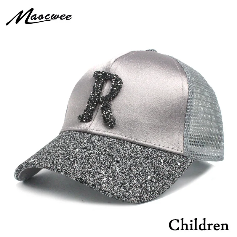 Summer Net Yarn Children Snapback R Sequined Net Hat Hip Hop Hat Mesh Baseball Cap Nice Hip-hop Cap for Boys and girls Bones
Summer Net Yarn Children Snapback R Sequined Net Hat Hip Hop Hat Mesh Baseball Cap Nice Hip-hop Cap for Boys and girls Bones