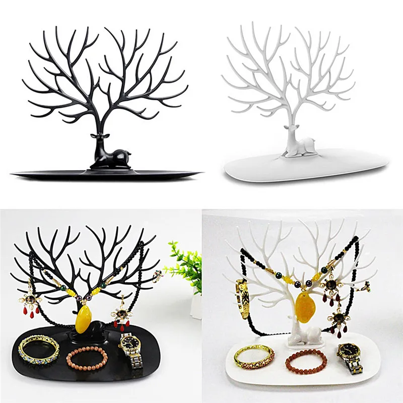 Hot Jewelry Necklace Earrings Rings Deer Stand Display Organizer Holder Show Rack Showing Shelf
Hot Jewelry Necklace Earrings Rings Deer Stand Display Organizer Holder Show Rack Showing Shelf