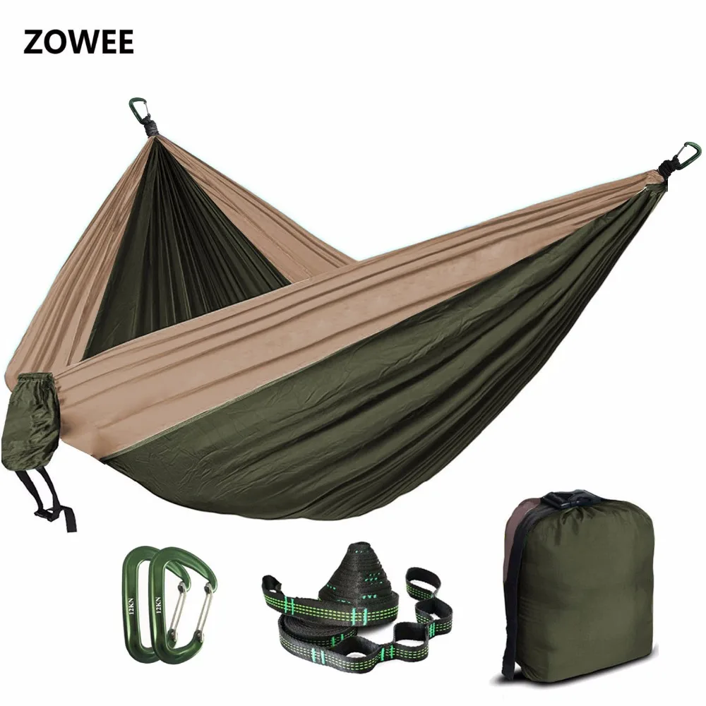 Портативный гамак с парашютом для 2 человек 5 цветов|parachute hammock|hammock campinghammock hammock |