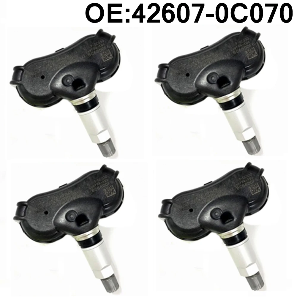 Датчик контроля давления в шинах, TPMS 42607-0C050 426070C050 для TOYOTA SEQUOIA SIENNA, TUNDRA, 4 шт.
Датчик контроля давления в шинах, TPMS 42607-0C050 426070C050 для TOYOTA SEQUOIA SIENNA, TUNDRA, 4 шт.