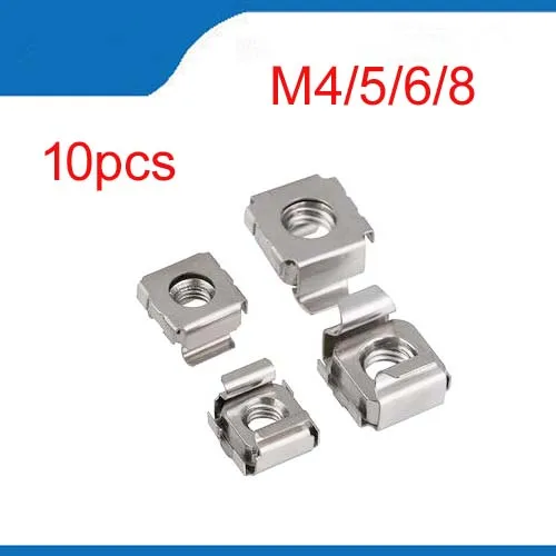 10Pcs M4 M5 M6 M8 Stainless Steel 304 Quartet Floating Nut Cassette Elastic Enclosure Card Cage Nuts Nickel
10Pcs M4 M5 M6 M8 Stainless Steel 304 Quartet Floating Nut Cassette Elastic Enclosure Card Cage Nuts Nickel