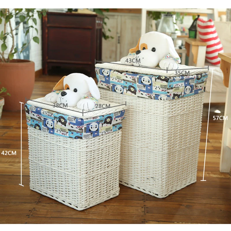 Large Small Dark Brown Dirty Clothes Wicker Laundry Basket with Cute Puppy Lid White Decorative Wicker Storage Neatening Baskets
Large Small Dark Brown Dirty Clothes Wicker Laundry Basket with Cute Puppy Lid White Decorative Wicker Storage Neatening Baskets