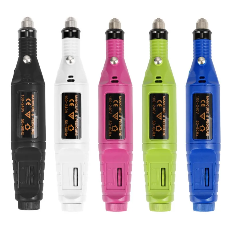 1 Set 6 bit Electric Drill Professional Electric Manicure Machine Nail Drill Pen Pedicure File Nail Shape Nail Art Tool Foot Car
1 Set 6 bit Electric Drill Professional Electric Manicure Machine Nail Drill Pen Pedicure File Nail Shape Nail Art Tool Foot Car