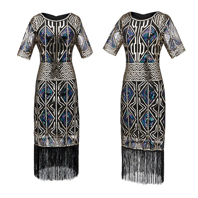 Women Vintage 1920s Dresses Floary Beaded Cocktail Flapper Dress with Sleeves Gatsby Party Plus Size
Women Vintage 1920s Dresses Floary Beaded Cocktail Flapper Dress with Sleeves Gatsby Party Plus Size