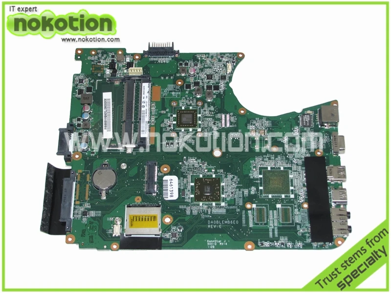 NOKOTION A000080750 Laptop motherboard for Toshiba Satellite L750 L750D L755 DA0BLEMB6E0 E350 DDR3 ALL in one REV E Mainboard
NOKOTION A000080750 Laptop motherboard for Toshiba Satellite L750 L750D L755 DA0BLEMB6E0 E350 DDR3 ALL in one REV E Mainboard