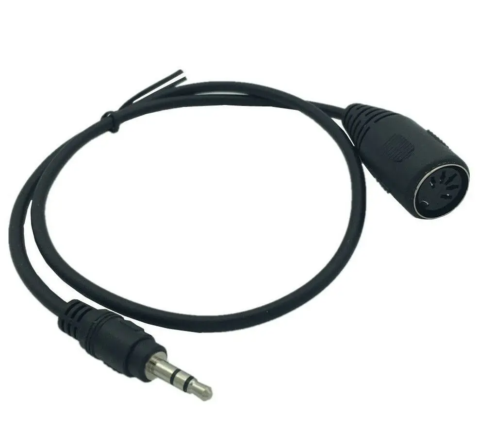 5 Pin Din мама до 3 мм папа смартфон AUX Наушники стерео разъем входной кабель| |