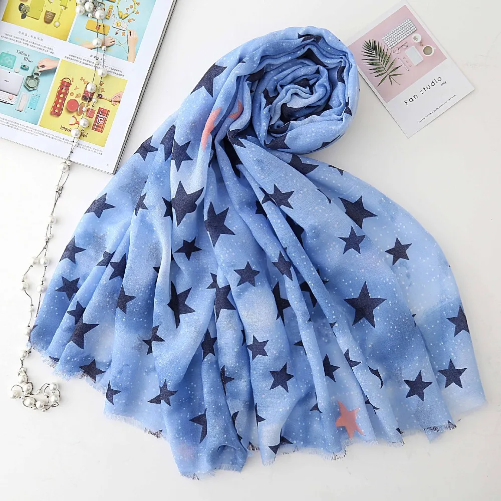 2019 New Star Print Silver Foil Scarves Shawls Women Fashion Beach Star Scarf Hijab 7 Color Wholesale 10pcs/lot Free Shipping
2019 New Star Print Silver Foil Scarves Shawls Women Fashion Beach Star Scarf Hijab 7 Color Wholesale 10pcs/lot Free Shipping