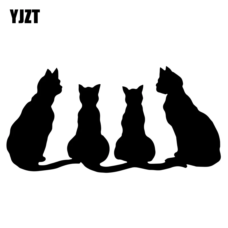 YJZT 15.2CM*7.5CM Halloween Cats Animal Art Car Stickers Vinyl Decal Black Silver C10-02357
YJZT 15.2CM*7.5CM Halloween Cats Animal Art Car Stickers Vinyl Decal Black Silver C10-02357