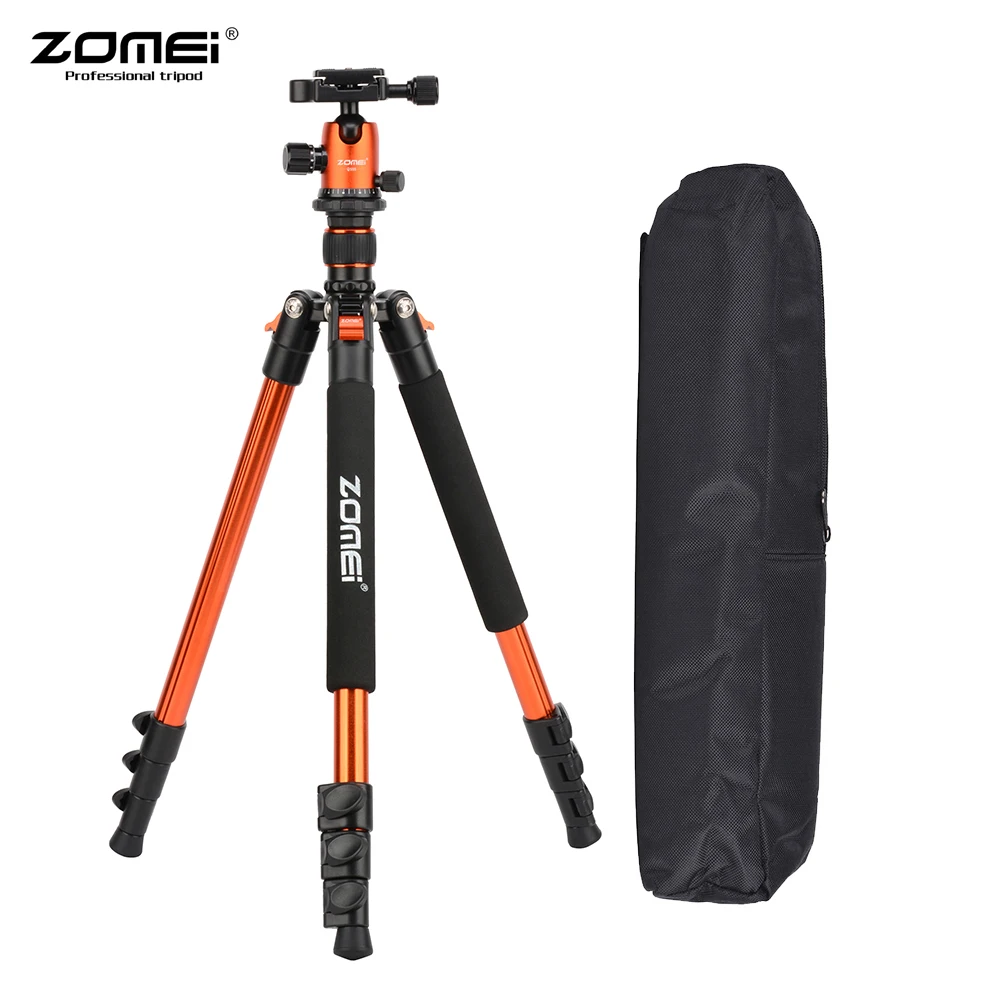 ZOMEI Lightweight Aluminum Alloy Travel Portable Camera Tripod with Ball Head/ Quick Release Plate for Canon Nikon Sony DSLR
ZOMEI Lightweight Aluminum Alloy Travel Portable Camera Tripod with Ball Head/ Quick Release Plate for Canon Nikon Sony DSLR