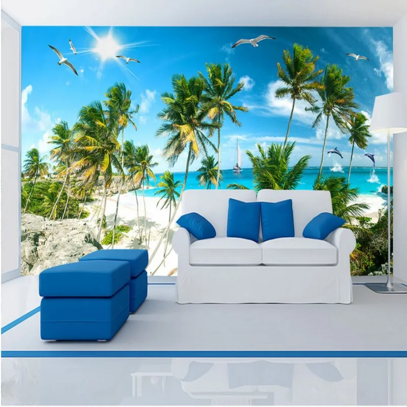photo wallpape coco beach landscape view Living Room TV Backdrop lobby mural custom 3D wallpaper
photo wallpape coco beach landscape view Living Room TV Backdrop lobby mural custom 3D wallpaper