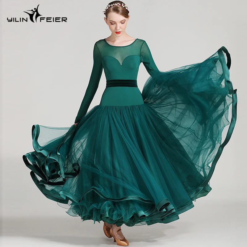 Ballroom Dancing Dress High quality New Modern Dance Competition Costume women Waltz Tango dancing dresses | Тематическая одежда и