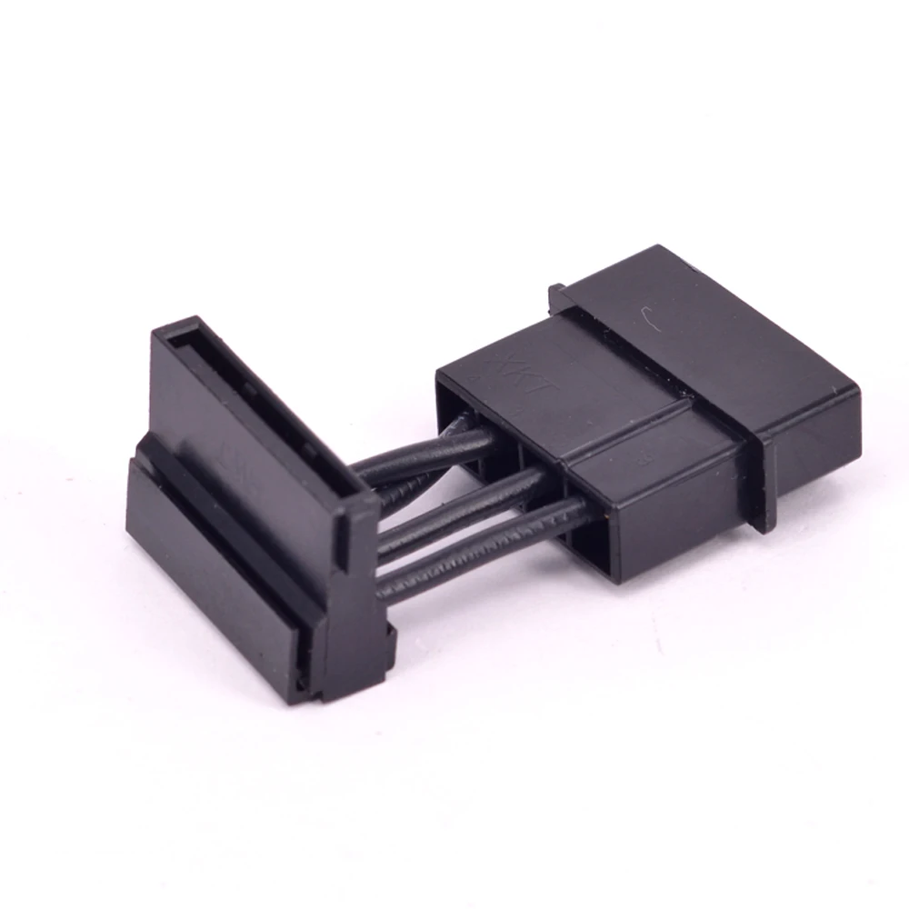 15pin SATA to IDE Power Supply Cable Right Angle SATA SSD Power Port Female to 4Pin Molex Male D plug Converter Cable
15pin SATA to IDE Power Supply Cable Right Angle SATA SSD Power Port Female to 4Pin Molex Male D plug Converter Cable