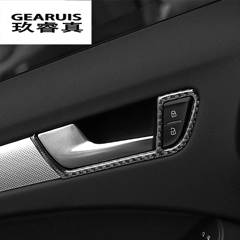 4pcs Car styling interior door handle decoration decorative cove accessories Carbon fiber sticker for Audi A4 B8 2009-2016 A5
4pcs Car styling interior door handle decoration decorative cove accessories Carbon fiber sticker for Audi A4 B8 2009-2016 A5