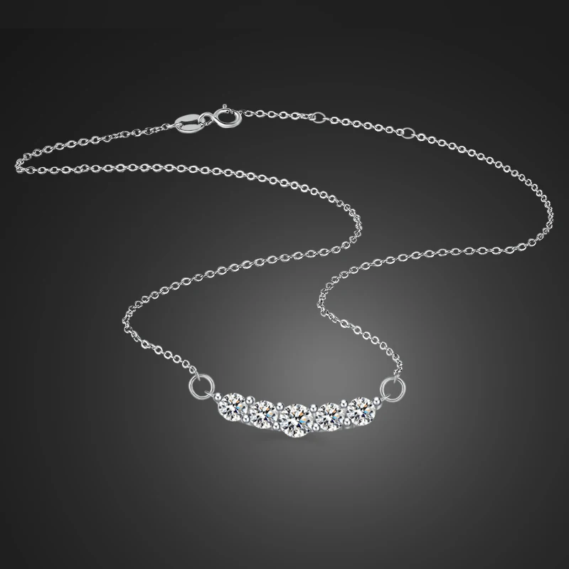 New design 925 sterling silver woman necklace. Dazzling Cubic Zircon Pendant Chain Glamour Wedding Jewelry. Christmas gifts
New design 925 sterling silver woman necklace. Dazzling Cubic Zircon Pendant Chain Glamour Wedding Jewelry. Christmas gifts