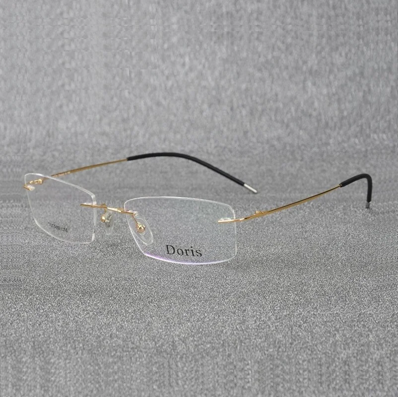 Ultra light pure titanium rimless eyeglasses frames for men women myopia eyewear frame prescription glasses spectacle frames
Ultra light pure titanium rimless eyeglasses frames for men women myopia eyewear frame prescription glasses spectacle frames
