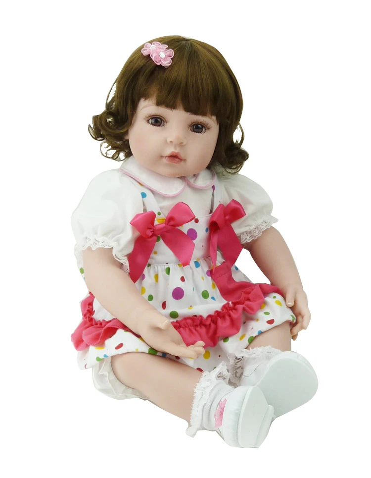 Bebes Reborn 56cm Silicone reborn baby doll adorable Lifelike toddler Girl Bonecas reborn menina children gift princess doll
Bebes Reborn 56cm Silicone reborn baby doll adorable Lifelike toddler Girl Bonecas reborn menina children gift princess doll