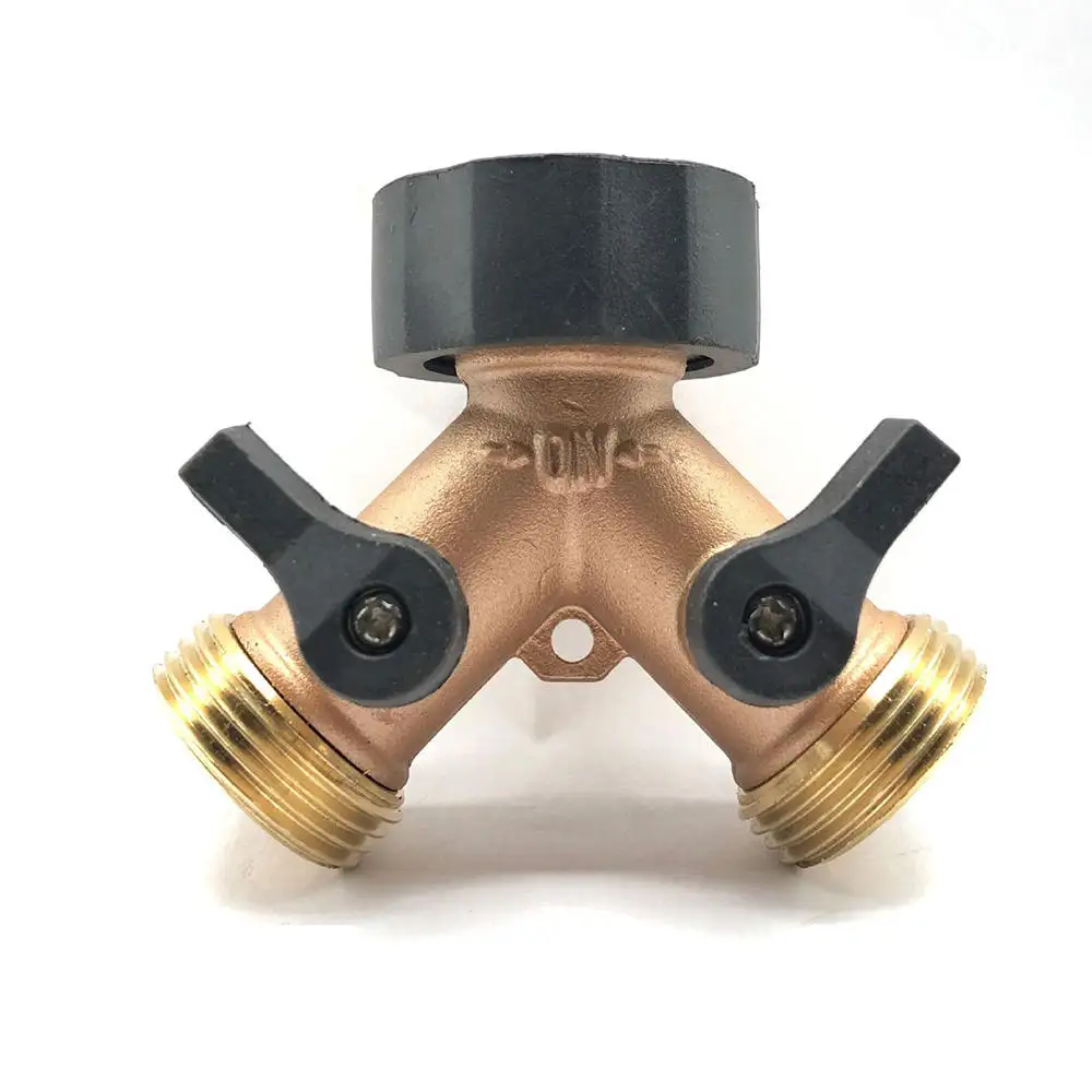2 Way Brass Connector Hose Splitter Home Practical Garden Double Pass Ball Valve Durable Heavy Duty Garden Tool
2 Way Brass Connector Hose Splitter Home Practical Garden Double Pass Ball Valve Durable Heavy Duty Garden Tool
