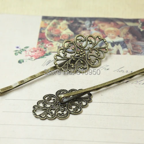 100pcs/lot Brass Antique Bronze 20x30mm Flower Tray HairPin Hair clips Barrette Jewelry Findings
100pcs/lot Brass Antique Bronze 20x30mm Flower Tray HairPin Hair clips Barrette Jewelry Findings