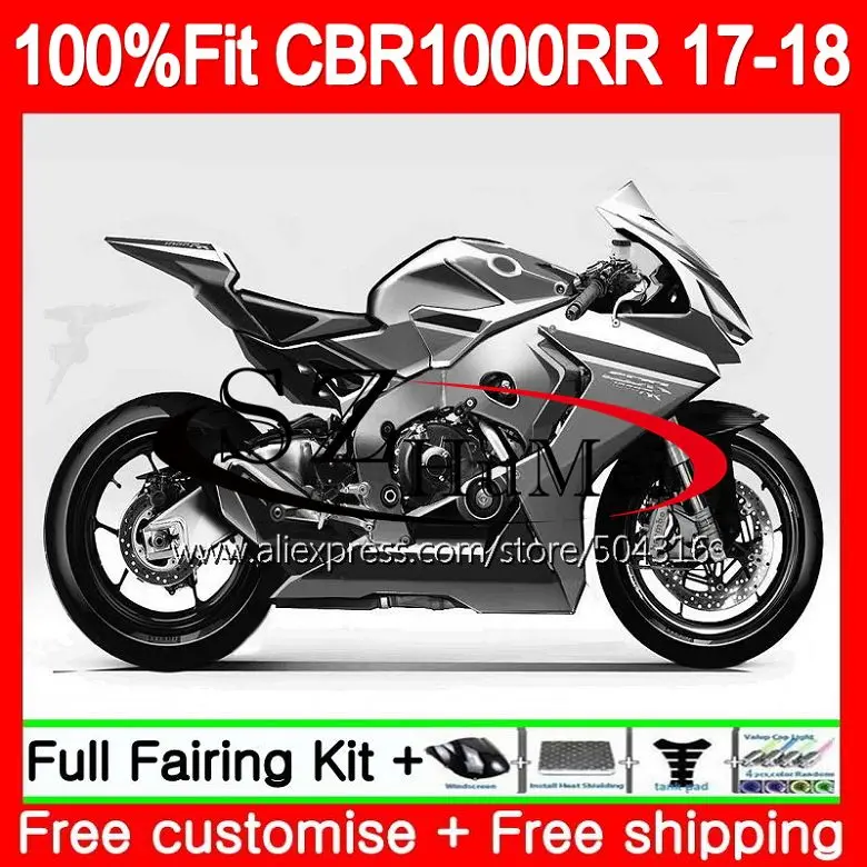 Injection Kit+Tank For HONDA CBR 1000 RR CBR1000RR 17 18 107SH12 gloss silver CBR 1000RR CBR-1000RR CBR1000 RR 2017 2018 Fairing
Injection Kit+Tank For HONDA CBR 1000 RR CBR1000RR 17 18 107SH12 gloss silver CBR 1000RR CBR-1000RR CBR1000 RR 2017 2018 Fairing