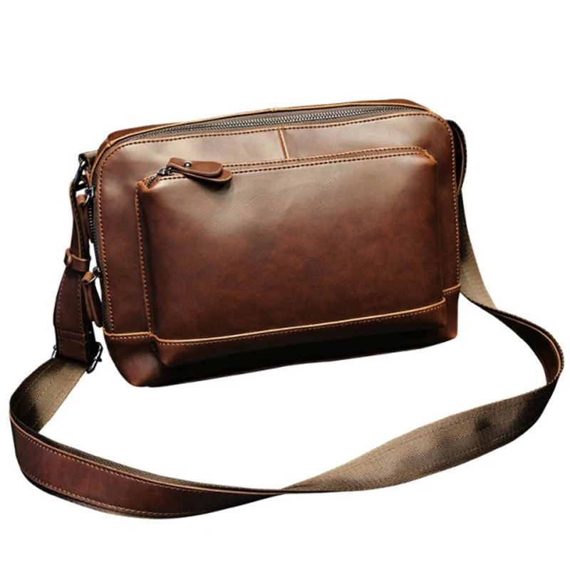 Men Vintage Messenger Bags High Quality Crossbody Business Travel Casual Zipper Pouch Phone Bag Large Capacity Shoulder Bags
Men Vintage Messenger Bags High Quality Crossbody Business Travel Casual Zipper Pouch Phone Bag Large Capacity Shoulder Bags